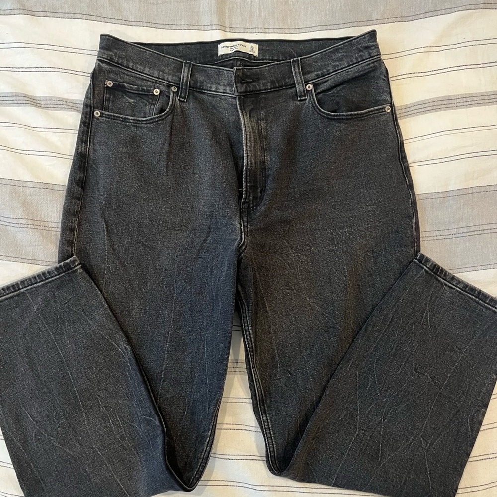 Abercrombie  Black Mom Jeans